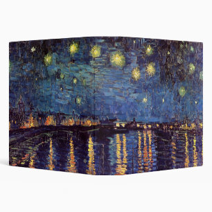 Starry Night Over the Rhone by Vincent van Gogh Binder