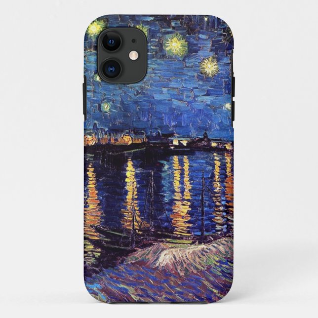 Starry Night over the Rhone, by Vincent van Gogh. Case-Mate iPhone Case (Back)