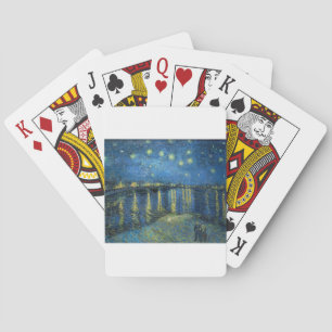 Starry Night Over the Rhone by Vincent van Gogh Playing Cards