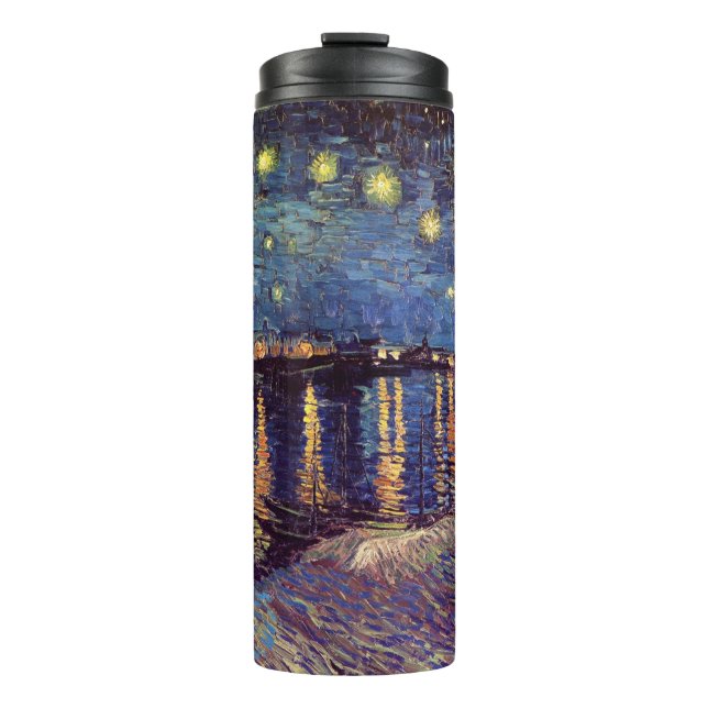 Starry Night Over the Rhone by Vincent van Gogh Thermal Tumbler (Front)