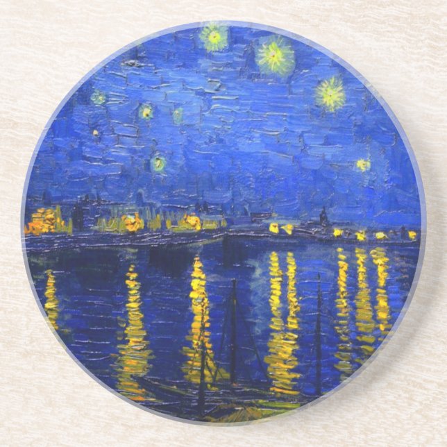 Starry Night Over the Rhone Coaster 3 (Front)