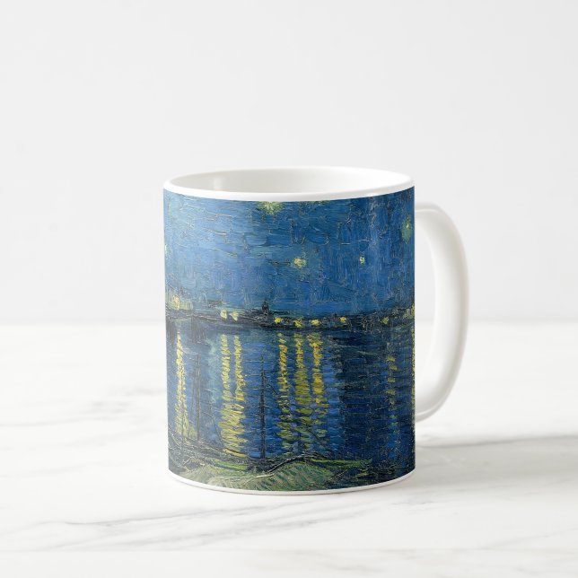 Starry Night Over the Rhône Coffee Mug (Front Right)