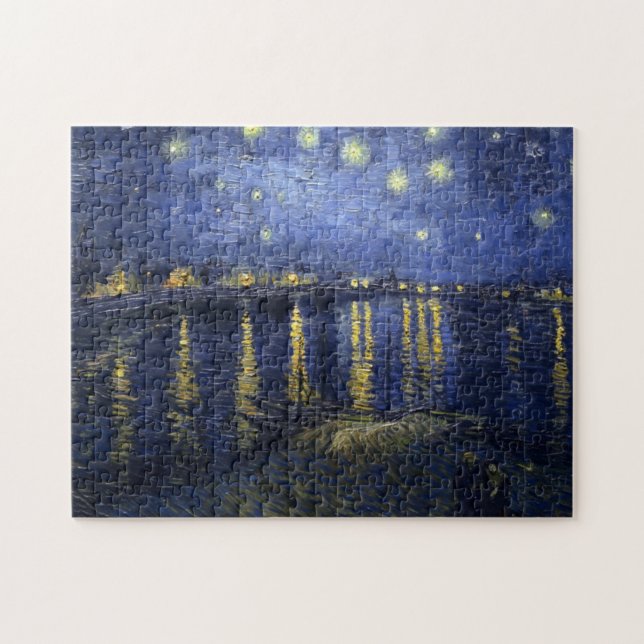Starry Night Over the Rhone Jigsaw Puzzle (Horizontal)