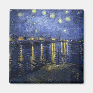 Starry Night Over The Rhone Magnet