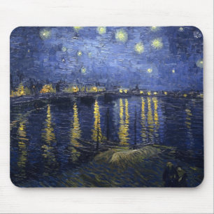 Starry Night Over The Rhone Mousepad