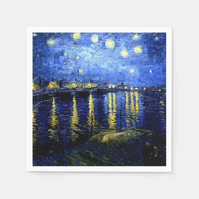 Starry Night over the Rhone, Napkin (Front)