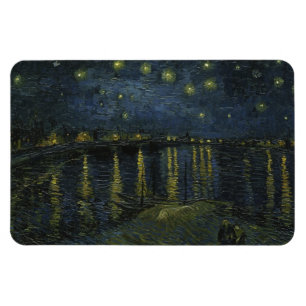 Starry Night Over the Rhône, oil painting Van Gogh Magnet
