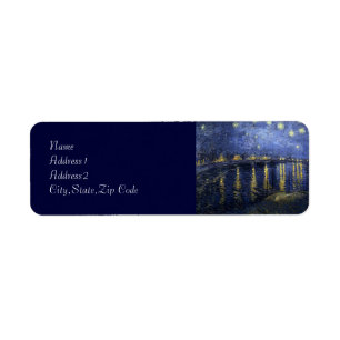 Starry Night Over the Rhone par Van Gogh