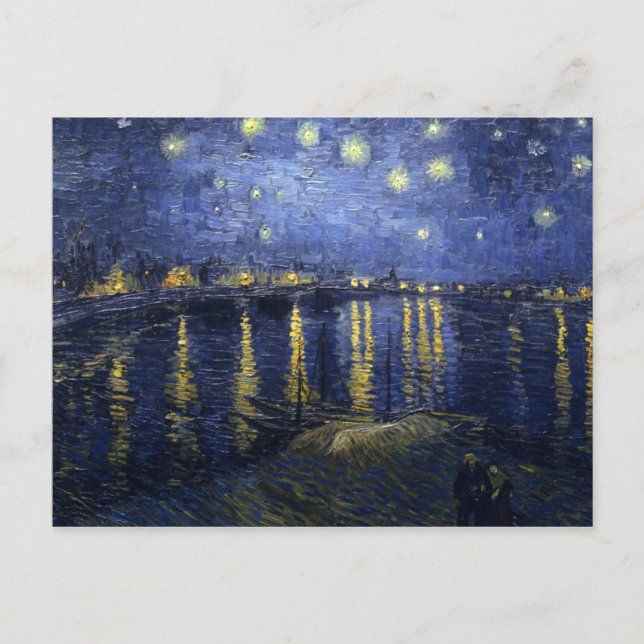 Starry Night Over The Rhone Postcard (Front)