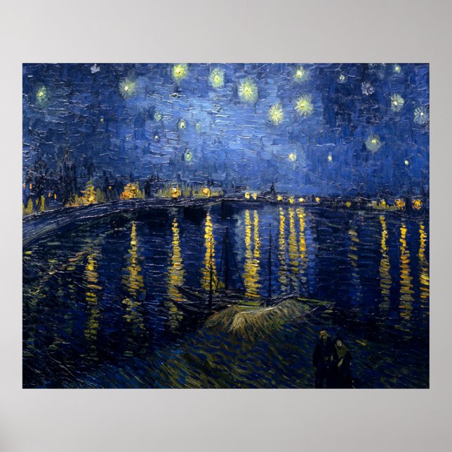 Starry Night Over the Rhone Poster (Front)