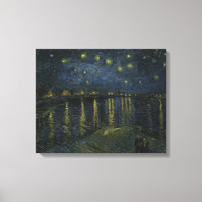 Starry Night Over the Rhone - Van Gogh Canvas Print (Front)