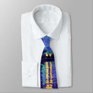 Starry Night Over the Rhone Van Gogh Fine Art Tie