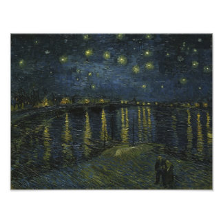 Starry Night Over the Rhone - Van Gogh Photo Print