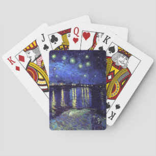 Starry Night over the Rhone, Vincent Van Gogh Playing Cards