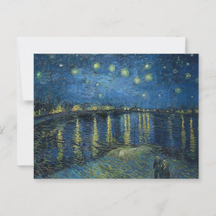 Starry Night Over the Rhône Vincent van Gogh Postcard