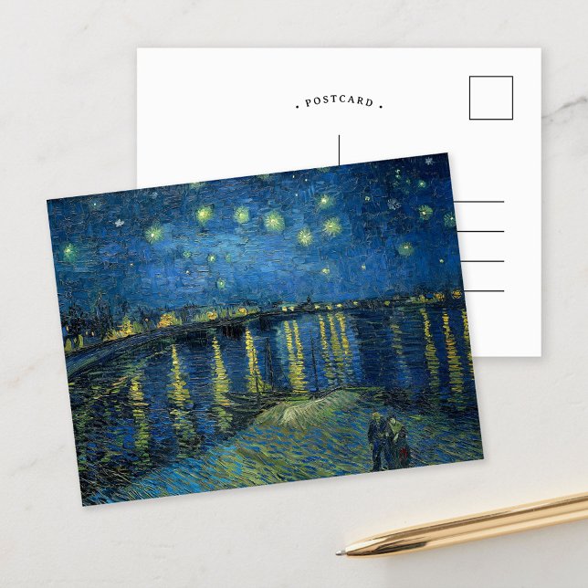 Starry Night Over the Rhône | Vincent Van Gogh Postcard (Creator Uploaded)