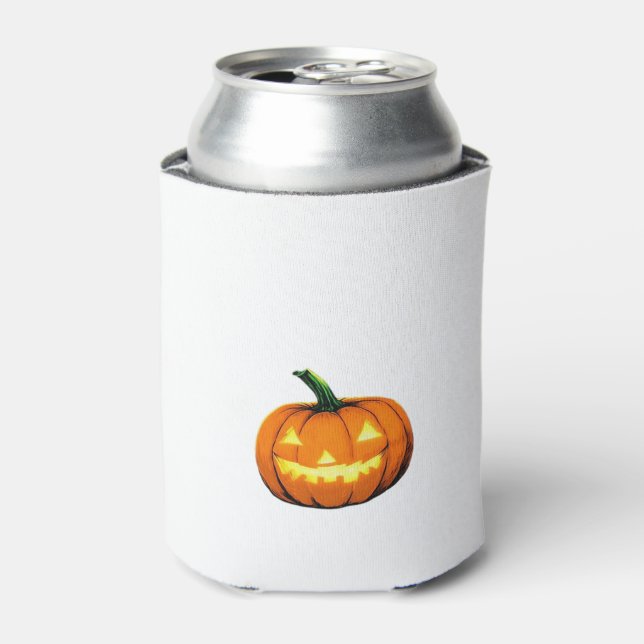 Starry Night Pumpkin Halloween Van Gogh Thanksgivi Can Cooler (Can Front)