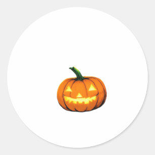 Starry Night Pumpkin Halloween Van Gogh Thanksgivi Classic Round Sticker