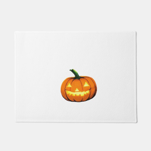 Starry Night Pumpkin Halloween Van Gogh Thanksgivi Doormat (Front)
