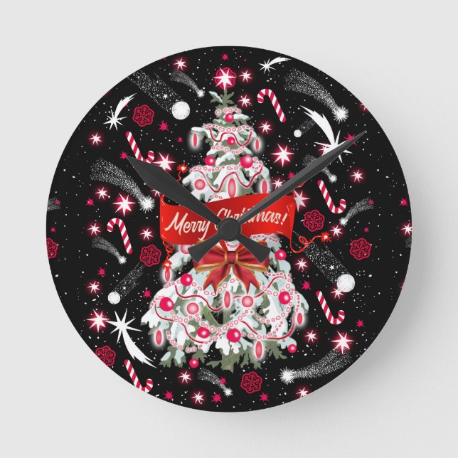 Starry Night Round Clock (Front)
