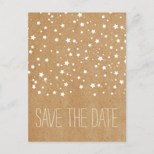Starry Night Save the Date Postcard