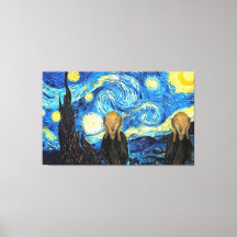 Starry Night Screaming Twins