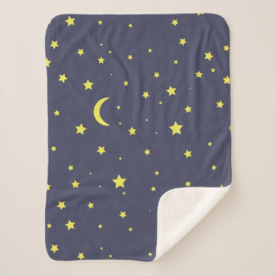 Starry Night Sherpa Blanket