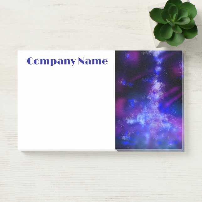 Starry Night Sky Blue sapphire  Post-it Notes (Office)