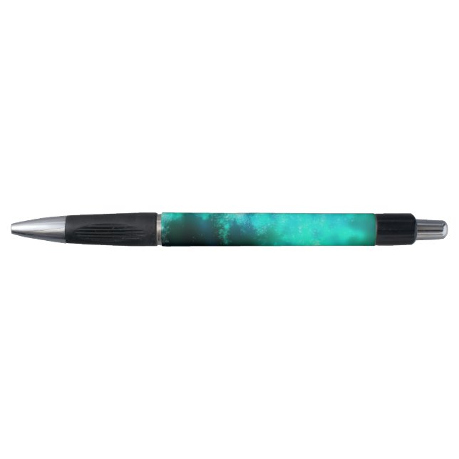 Starry Night sky emerald green  Pen (Front)