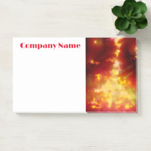 Starry Night Sky Flame Post-it Notes