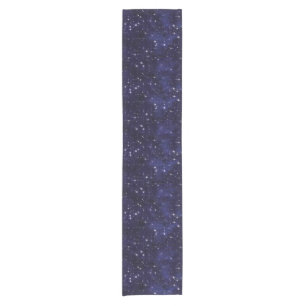 Starry Night Sky Grid Short Table Runner