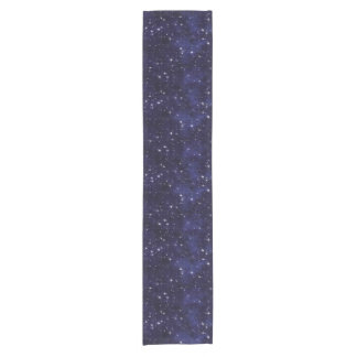 Starry Night Sky Grid Short Table Runner