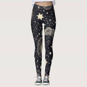 Starry Night Sky Leggings