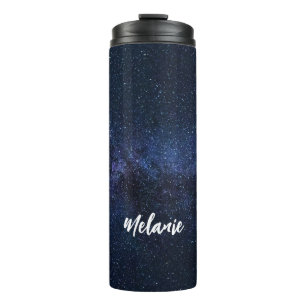 Starry Night Sky Milky Way Galaxy Thermal Tumbler