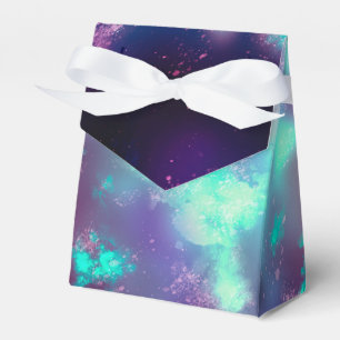 Starry night sky Neon Lights Favor Box