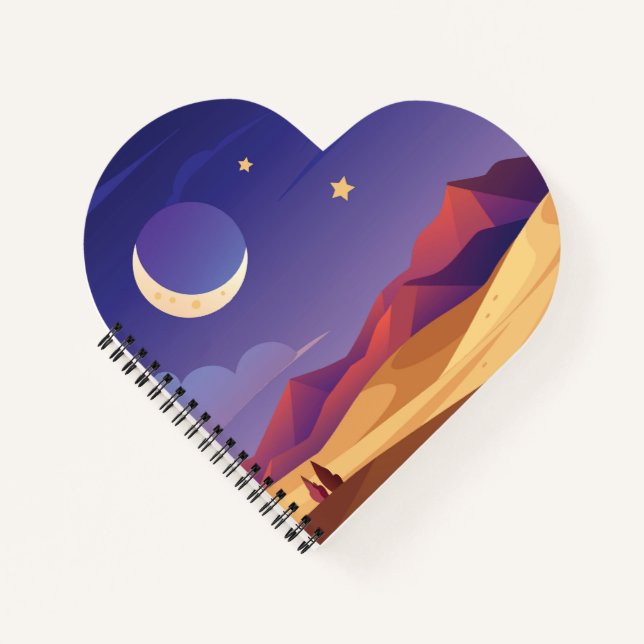 Starry night sky notebook (Front)
