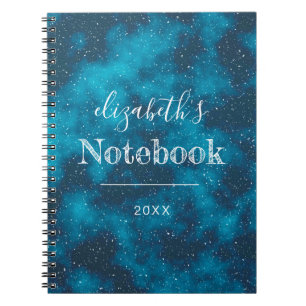 Starry Night Sky Personalized Notebook