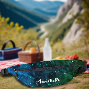 Starry Night Sky Sparkling Celestial Fanny Pack
