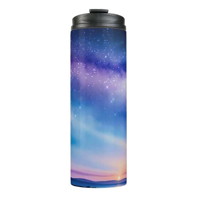 Starry Night Sky Thermal Tumbler (Front)