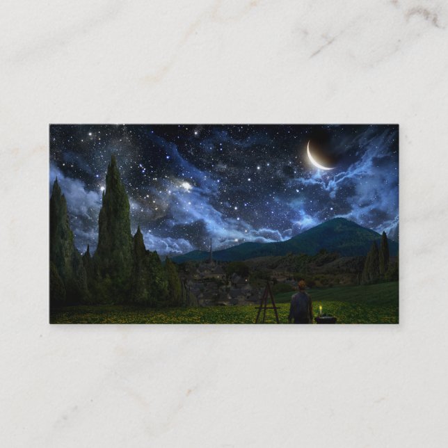 Starry Night_standard business card (Front)