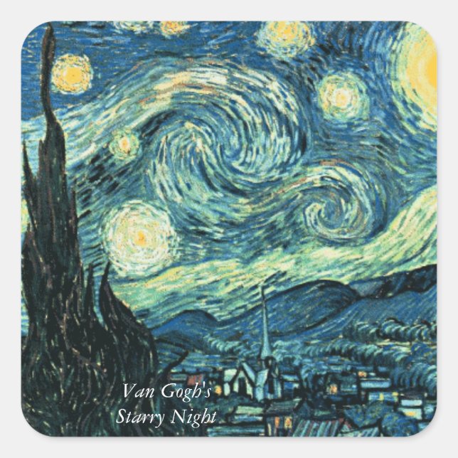 Starry Night Stickers (Front)
