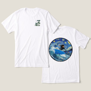 Starry Night Surfer  Tri-Blend Shirt