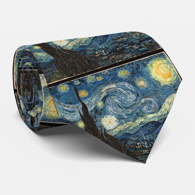 Starry Night Tie (Rolled)