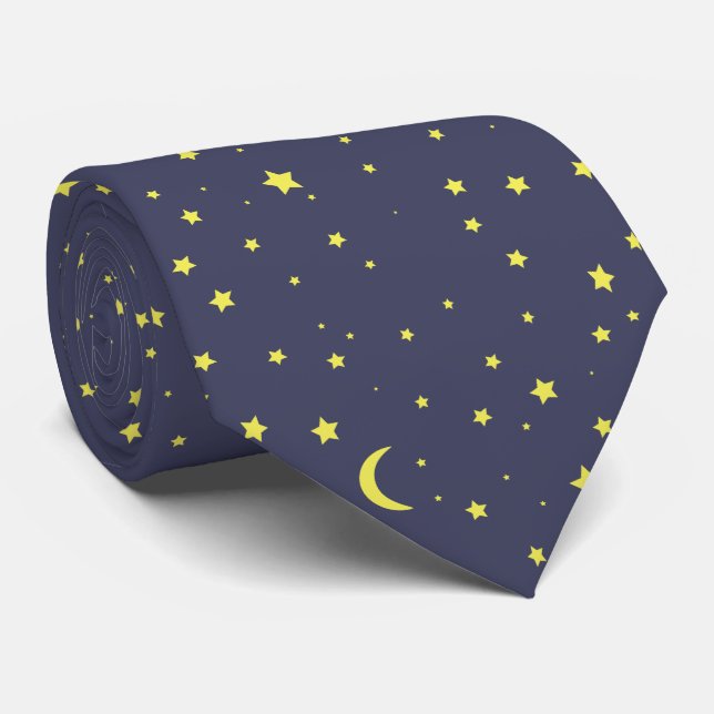 Starry Night Tie (Rolled)