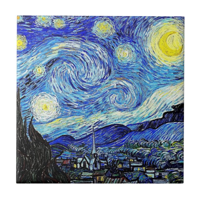 Starry Night Tile (Front)