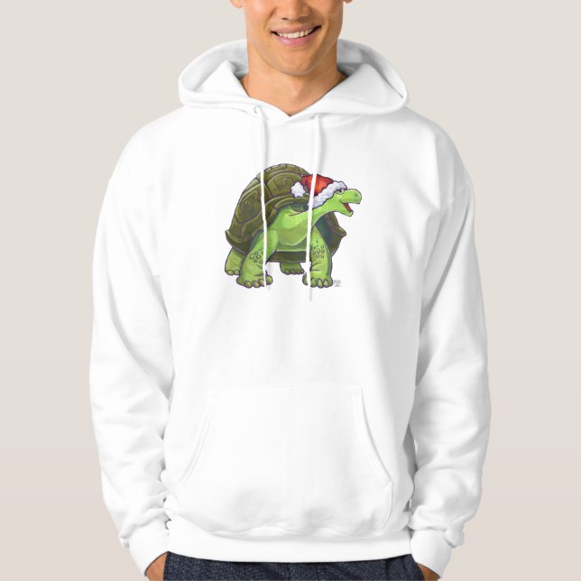 Starry Night Tortoise Christmas Hoodie (Front)
