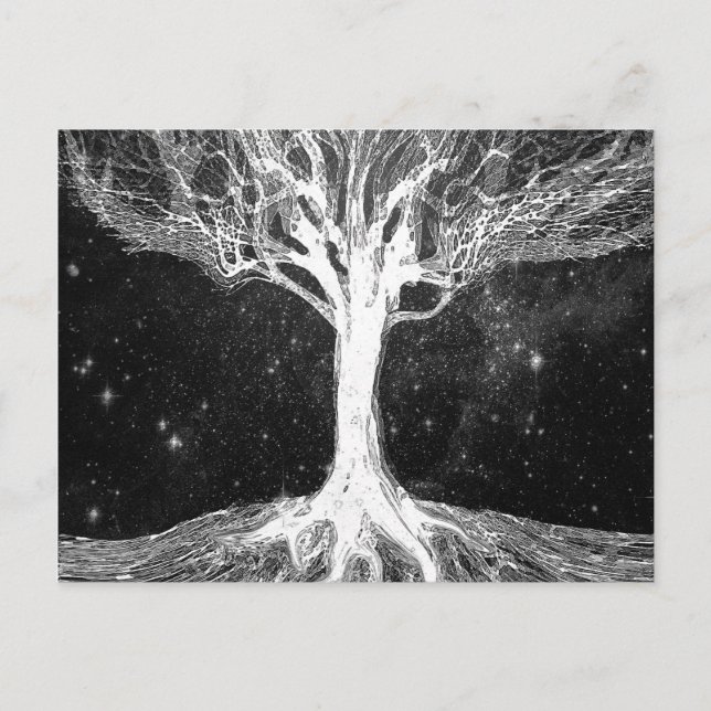 Starry Night Tree of Life Postcard (Front)