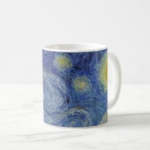 Starry Night & Van Gogh /famous vintage art Coffee Mug