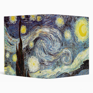 Starry Night Van Gogh Fine Art Binder