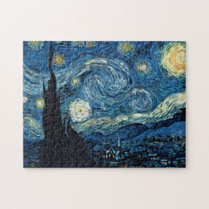Starry Night Van Gogh Fine Art Jigsaw Puzzle